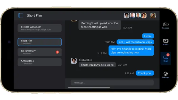 Blackmagic Camera iPhone App Screenshot 7 – Foto & Video