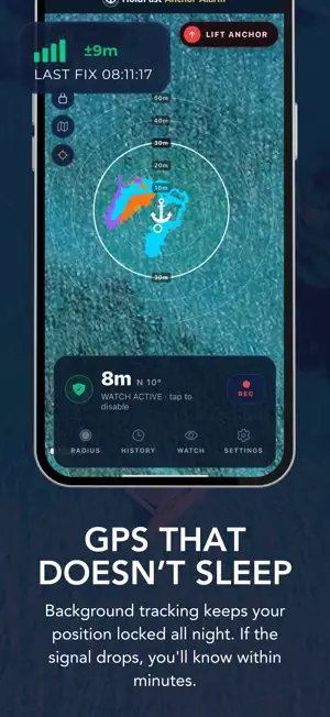 HoldFast Anchor Alarm screenshot 4