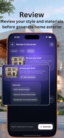 Exterior Ai : Home Landscape iPhone screenshot
