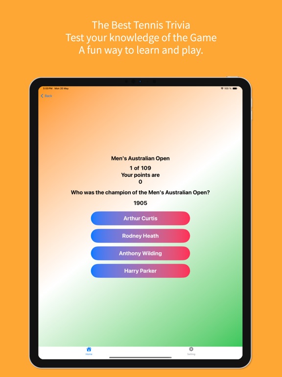 Screenshot #5 pour Best tennis league trivia