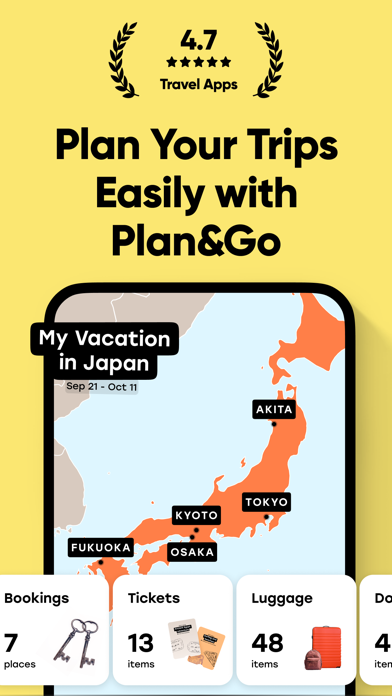 Travel App, Smart Trip Planner Screenshot