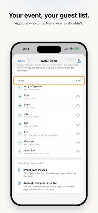 Kinhop: Trip&Event Planner screenshot 7