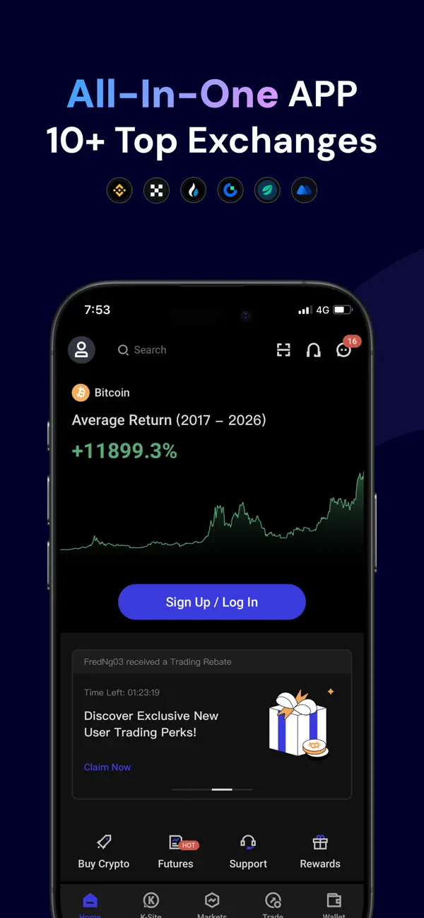 Screenshot #1 pour BitKan: Trade Bitcoin & Crypto
