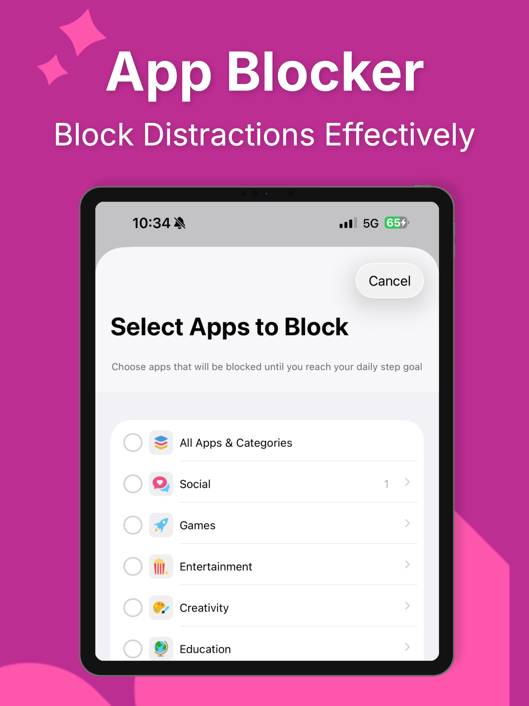 Walk to Unlock: App Blocker