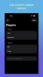 pickleball score-keeper iphone capturas de pantalla 4