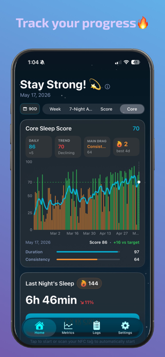 Twilight: simple sleep tracker Screenshot 2 of 9