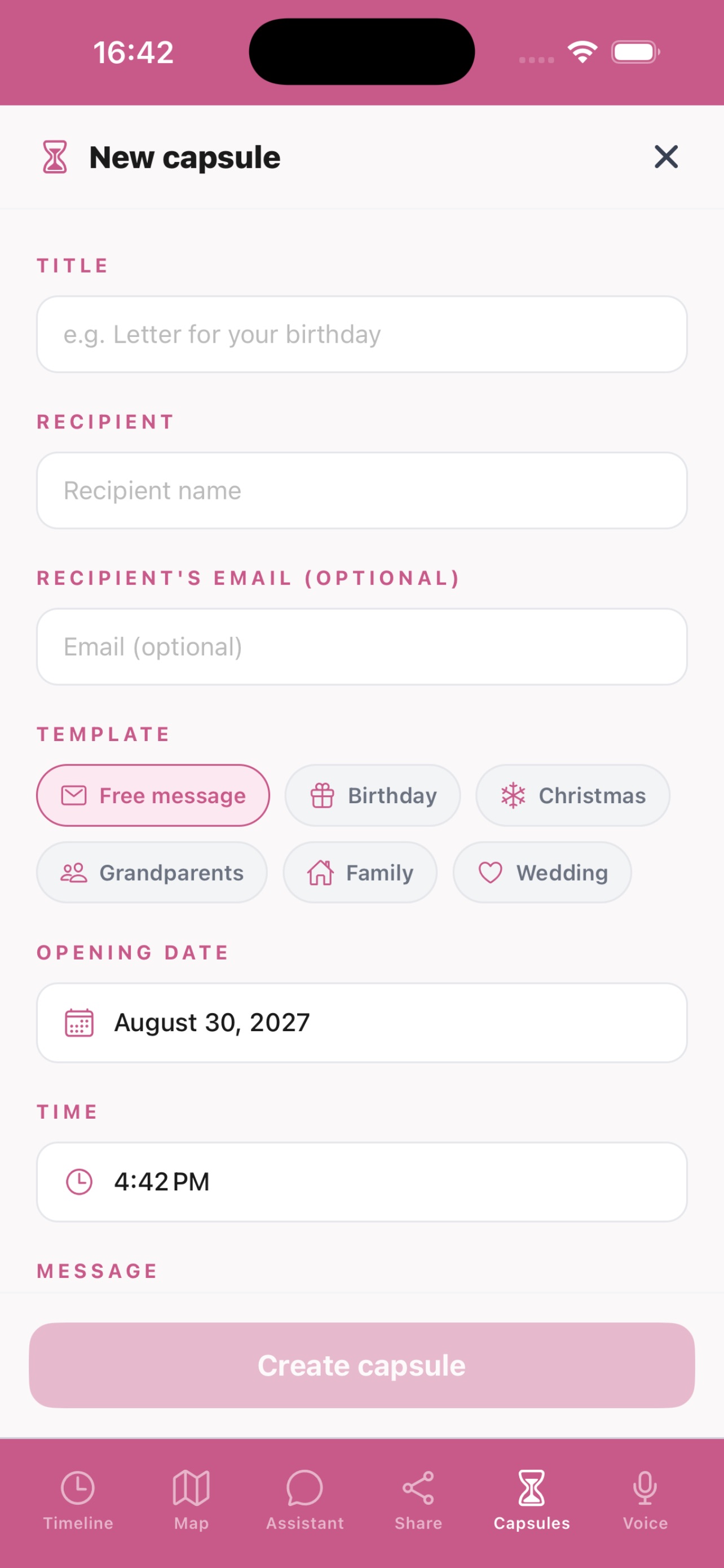 Screenshot 8 of Memoora App