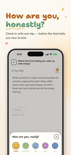 Honestly: Mood & Affirmations screenshot 3