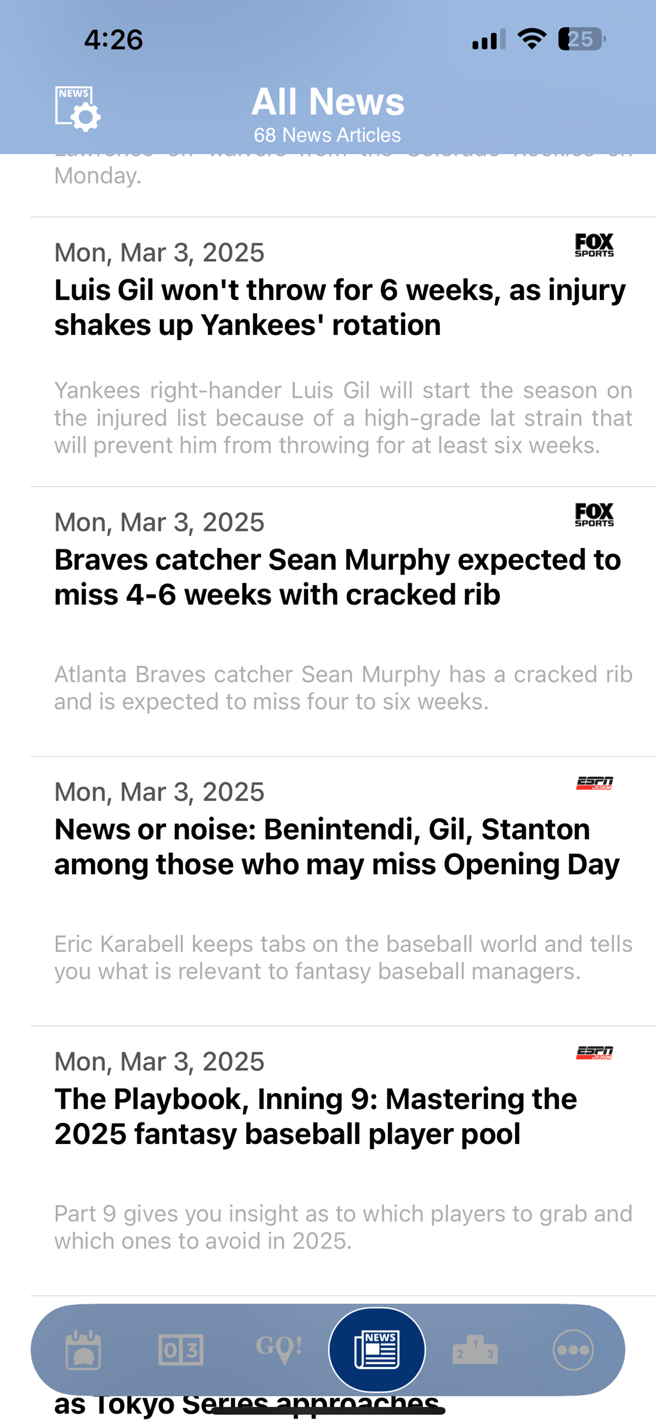 Go Yard - Baseball Calendar screenshot 9