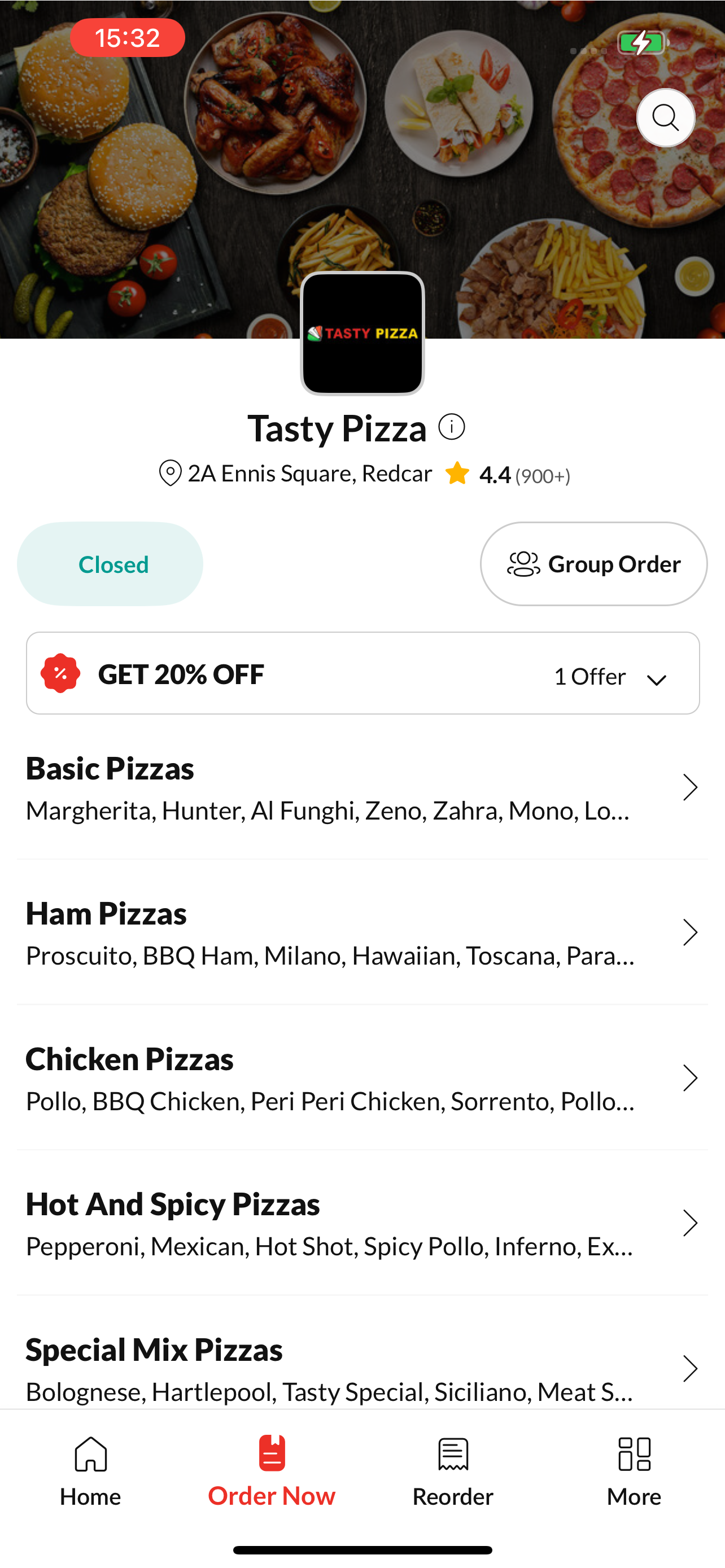 Tasty Pizza Redcar screenshot 2