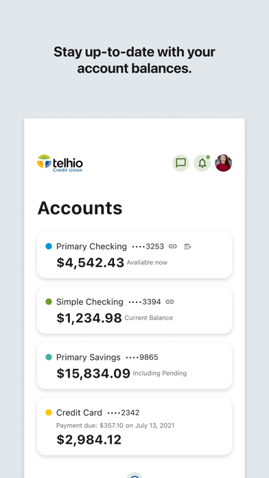Screenshot #3 pour Telhio Mobile Banking
