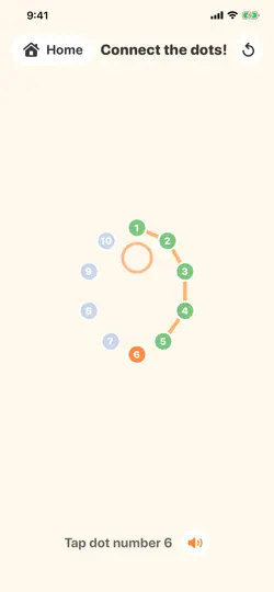 Capture d'écran de Dot To Dot Animals Kids sur iPhone 1