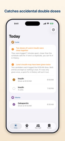 Pawscriptions: Pet Med Tracker iPhone screenshot