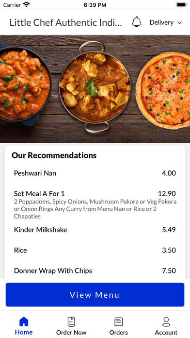 Little Chef Indian Cuisine Screenshot