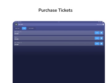 Event Live Pro iPad screenshot