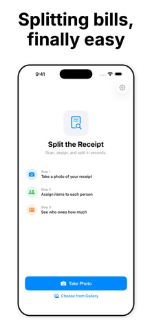 SplitReceipt - Scan & Share Screenshot 1 of 5