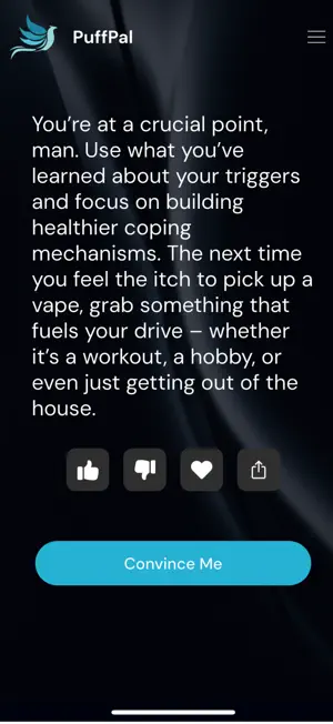 PuffPal: Quit Vaping Motivator screenshot 3