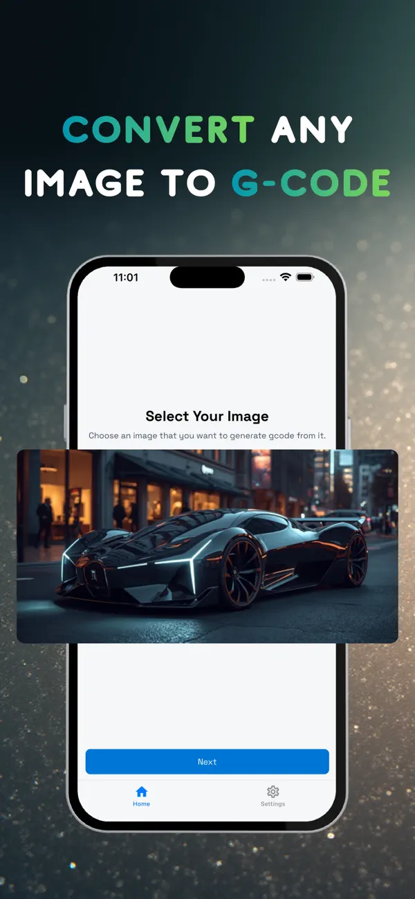 #1. GCode Generator (iOS) Podle: Omer Faruk BAGCI