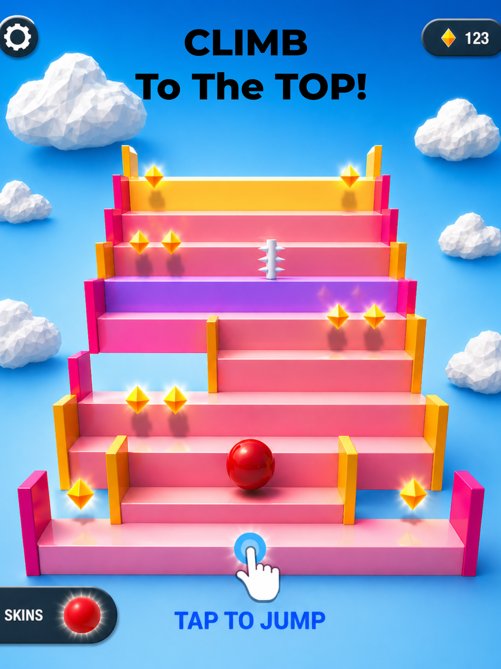 get the ball rolling : skyBall screenshot 4