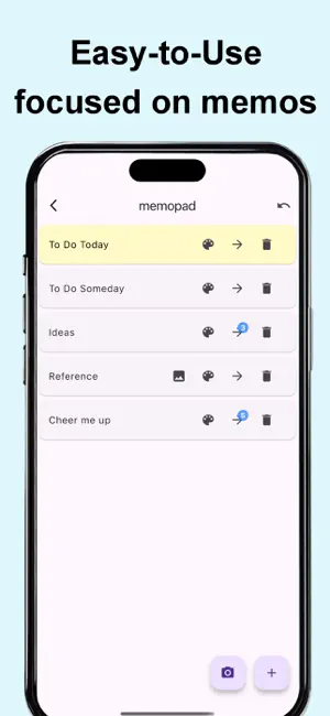 Memo-Only Memopad screenshot 2