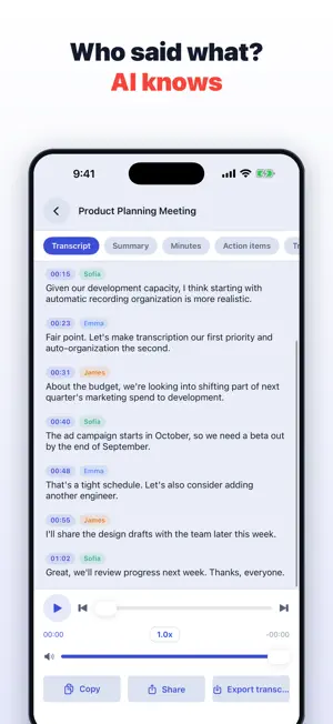 AI Voice Recorder Pro: Notes screenshot 3