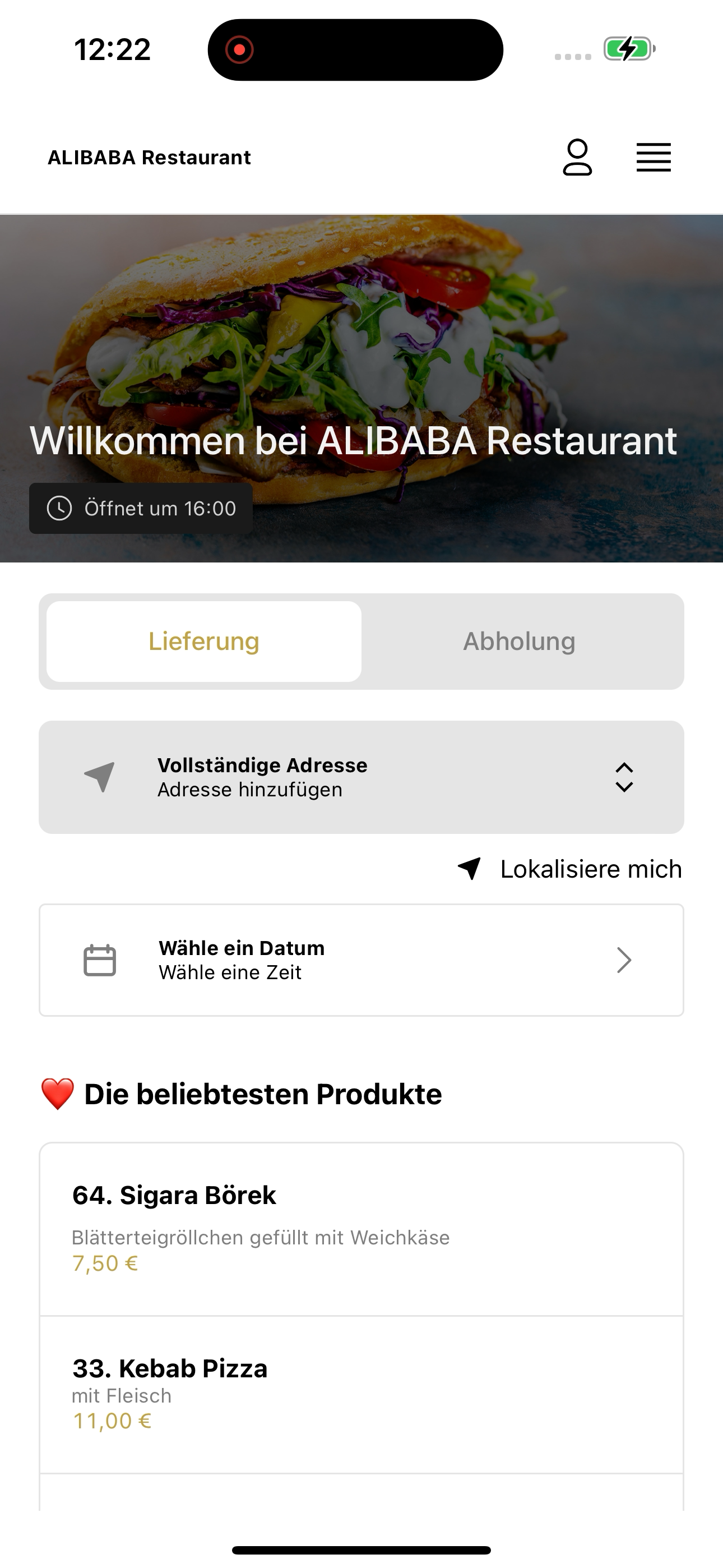 ALIBABA Restaurant