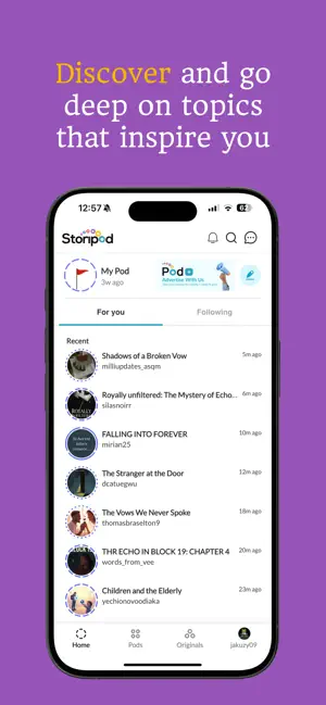 Storipod screenshot 2