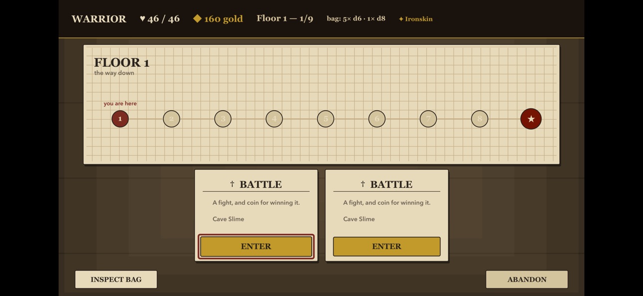 Screenshot 4 of Dicedelve: Dice Roguelike