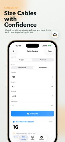 Electrical Calculator ElecCalc Screenshot 1 of 6