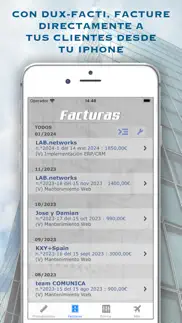 presupuestos y facturas iphone capturas de pantalla 1