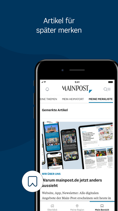 Main-Post News Screenshot