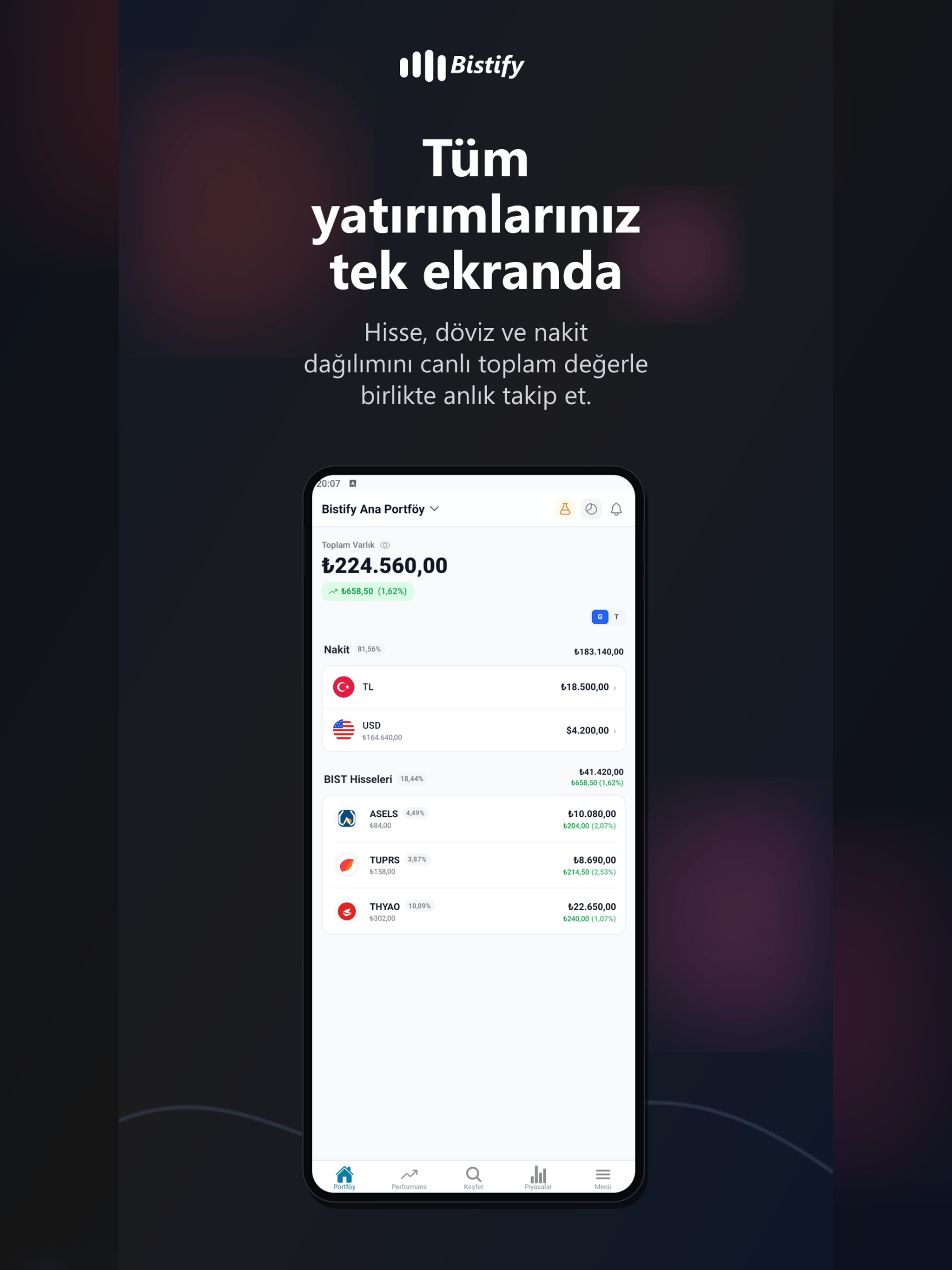 Bistify - BIST Portföy Takibi