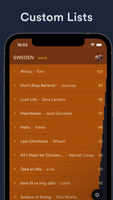 bijou.fm for Last.fm Screenshot