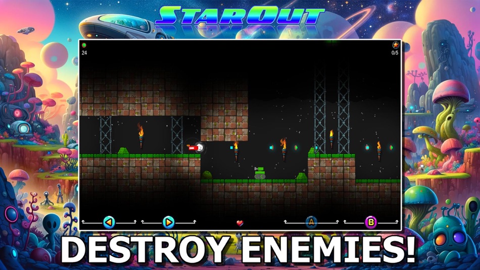 #6. StarOut | Space Adventure Game (iOS) 由: HECTOR GAUCHIA SAFONT