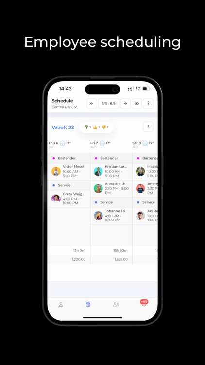 Workfeed - Work Scheduling App
