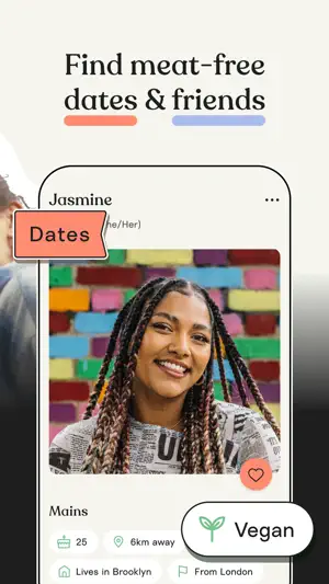 Grazer: Vegan Dating & Friends screenshot 2