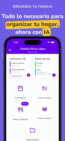 Captura de pantalla de Asistente Familia Sweet Family en iPhone 1