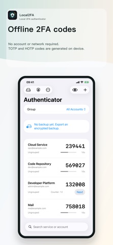 Local2FA Authenticator Screenshot 4 of 5