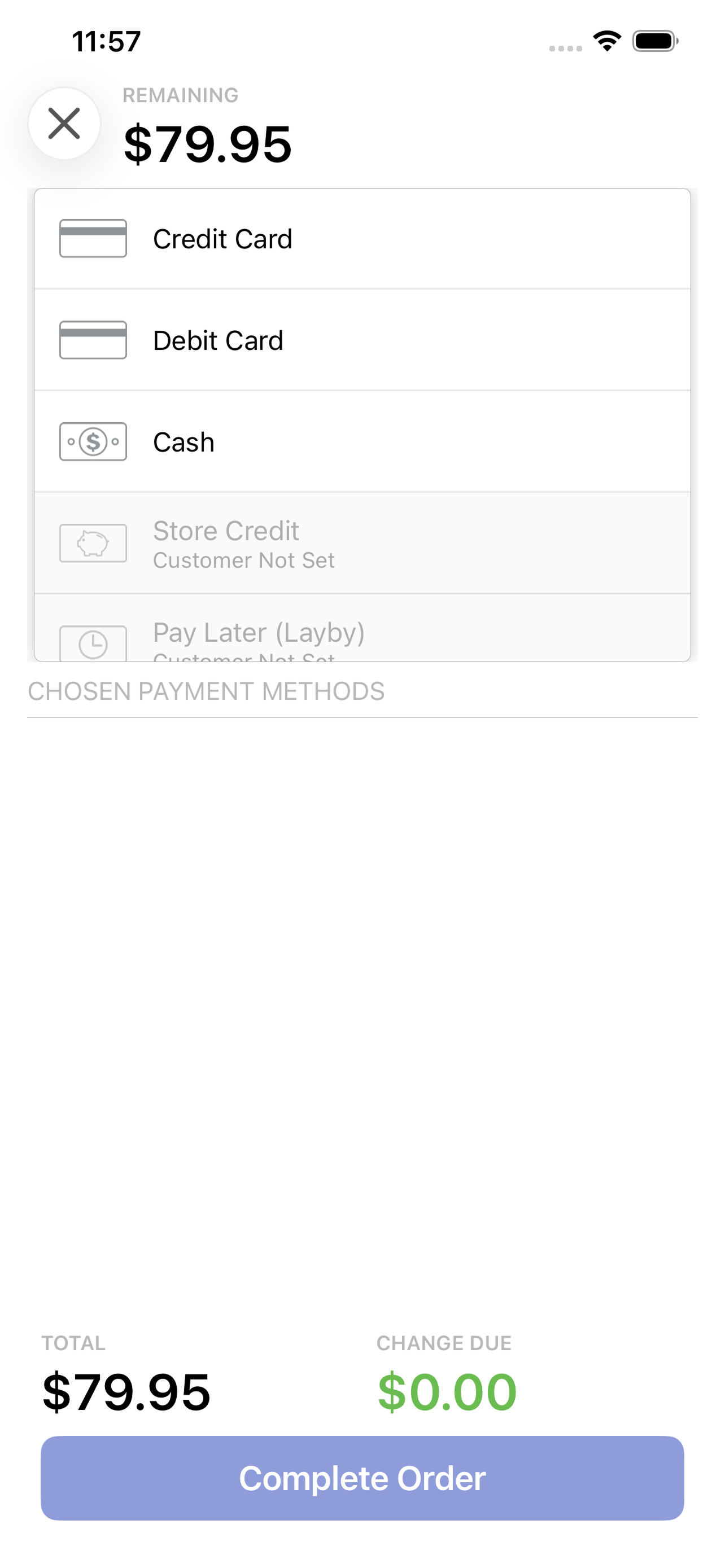 Material Retail POS screenshot 3
