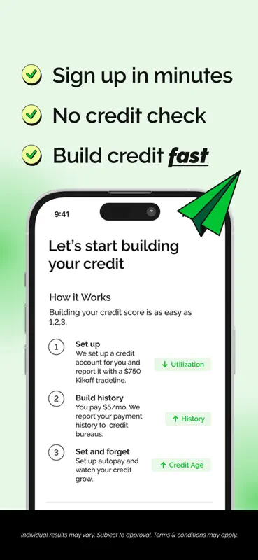 Kikoff: Build Credit Quickly screenshot 4 of 6