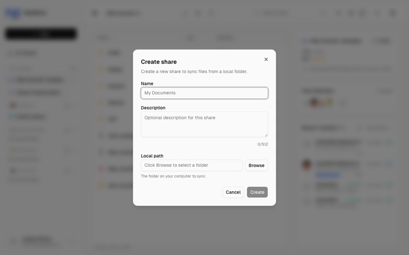Handrive screenshot