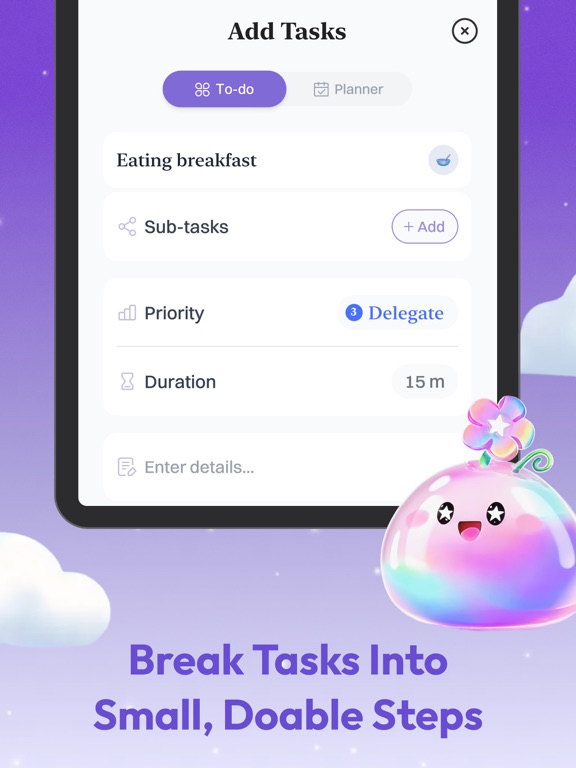ADHD Planner: AI To Do List iPad screenshot 5 - Productivity app