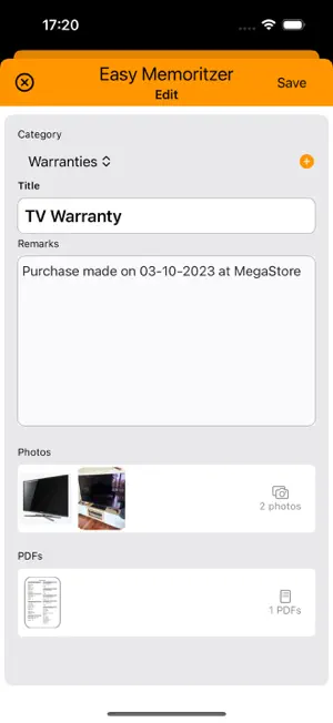 Easy Memoritzer screenshot 2
