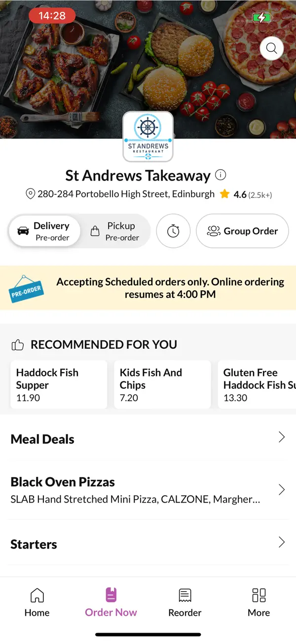 Screenshot #2 pour St Andrews Takeaway Edinburgh