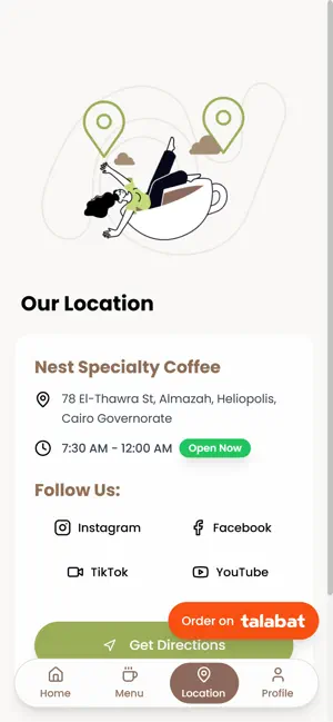 Nest Specialty Coffee screenshot 3