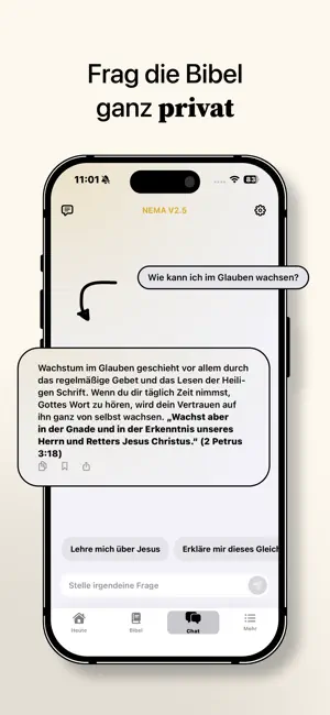 Amen - Bibel Chat iPhone screenshot 4