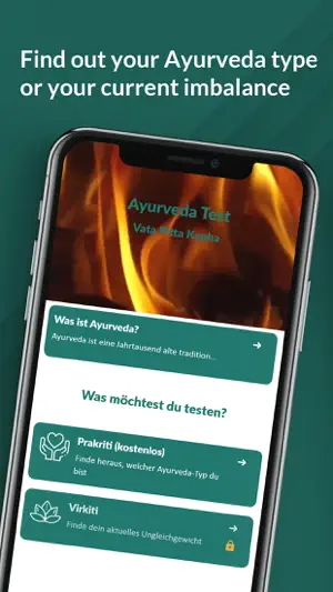 Ayurveda Test, find your Type screenshot 1