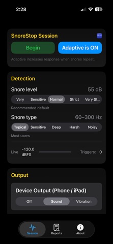 SnoreStop Screenshot 4 of 7