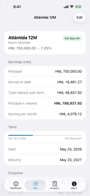 CD Tracker screenshot 1