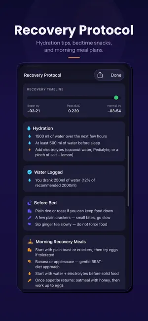 BuzzTrack: BAC Drink Tracker screenshot 2